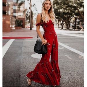 VICI DOLLS Mon ami bell bottom jumpsuit